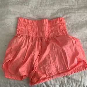 Free people orange pink shorts